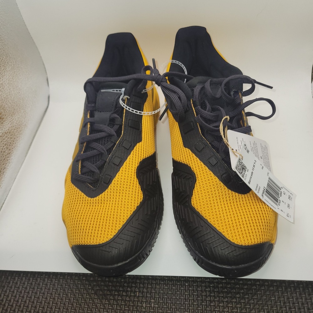 Adidas Barricade 13 W Y-3 Tennis Shoes Yellow Black JP9843 Mens 9.5 Y-3